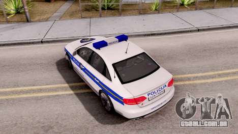Audi S4 Croatian Police Car para GTA San Andreas