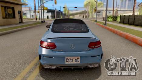 Mercedes-Benz C63S AMG Coupe para GTA San Andreas