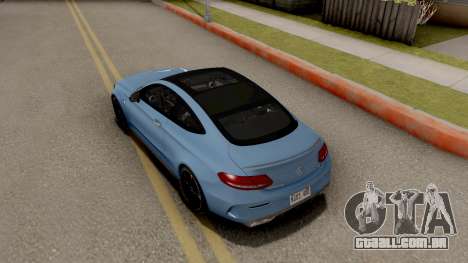 Mercedes-Benz C63S AMG Coupe para GTA San Andreas