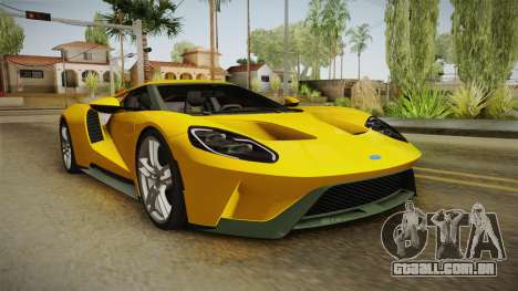 Ford GT 2017 para GTA San Andreas