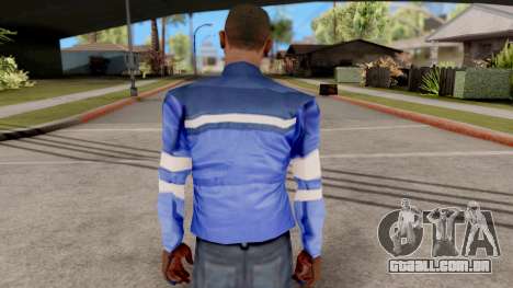 O casaco azul para GTA San Andreas