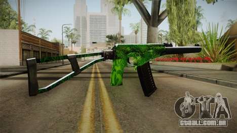 Green AK-47 para GTA San Andreas