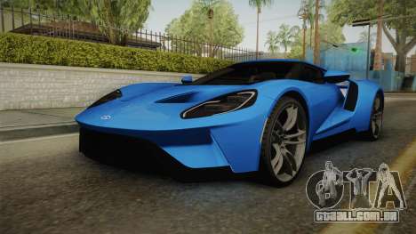 Ford GT 2017 para GTA San Andreas