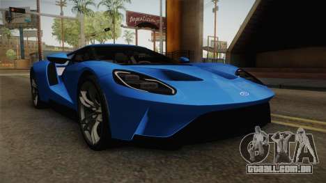 Ford GT 2017 para GTA San Andreas