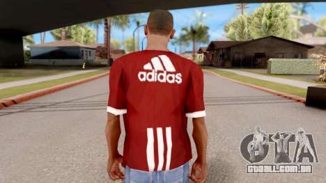 Adidas T-Shirt Red para GTA San Andreas