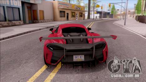 McLaren Vorsteiner 570-VX para GTA San Andreas