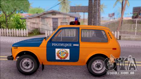 VAZ-2121 Niva Polícia da URSS para GTA San Andreas