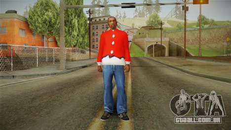 Casaco vermelho, Papai Noel para GTA San Andreas