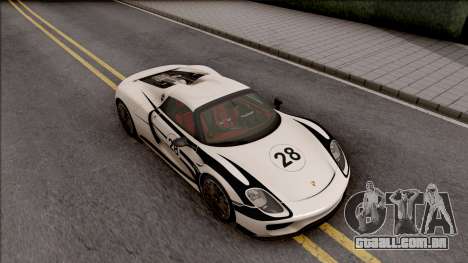 Porsche 918 Spyder 2013 para GTA San Andreas