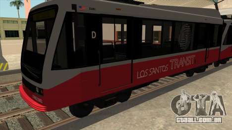 GTA V do carro Metro para GTA San Andreas