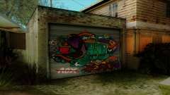 Graffiti na garagem para GTA San Andreas