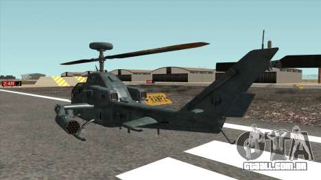 AH 1W Super Cobra Gunship para GTA San Andreas
