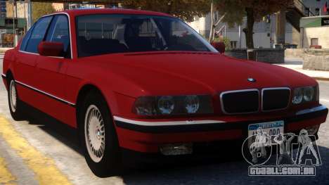 BMW 750 iL e38 para GTA 4