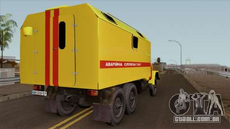 ZIL-131 gás serviço de Emergência da Ucrânia para GTA San Andreas