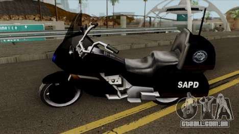 New Police Bike para GTA San Andreas