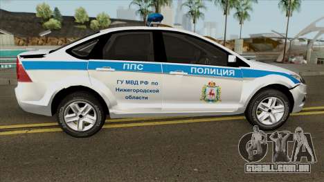 Ford Focus 2009 Police para GTA San Andreas