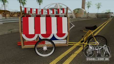 Indonesian Flag Seller Cart para GTA San Andreas
