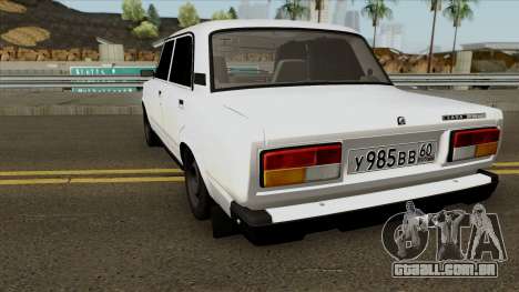 VAZ 2107 GVR para GTA San Andreas