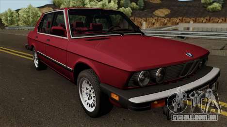 BMW 535i (e28) 1985 US-spec para GTA San Andreas