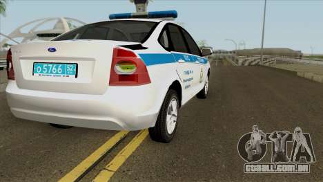 Ford Focus 2009 Police para GTA San Andreas