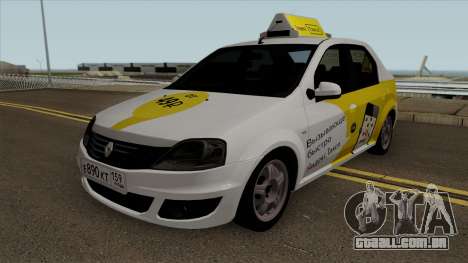 Renault Logan Yandex Táxi para GTA San Andreas