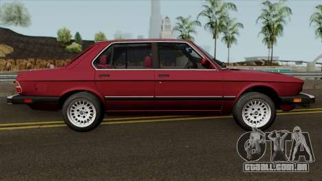 BMW 535i (e28) 1985 US-spec para GTA San Andreas