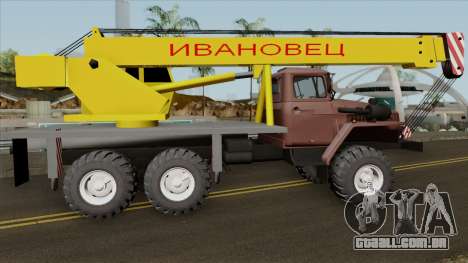 Ural 4320 Caminhão Guindaste Ivanovets para GTA San Andreas