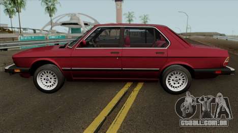 BMW 535i (e28) 1985 US-spec para GTA San Andreas