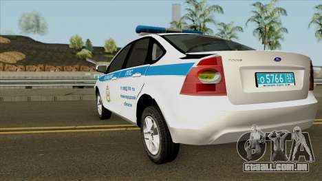 Ford Focus 2009 Police para GTA San Andreas