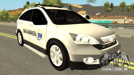 Honda CRV Emergency Management 2011 para GTA San Andreas