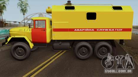 ZIL-131 gás serviço de Emergência da Ucrânia para GTA San Andreas