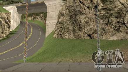 Luzes e Pilares Decorados com Guirlandas para GTA San Andreas