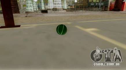 Green Basketball Ball by Vexillum para GTA San Andreas