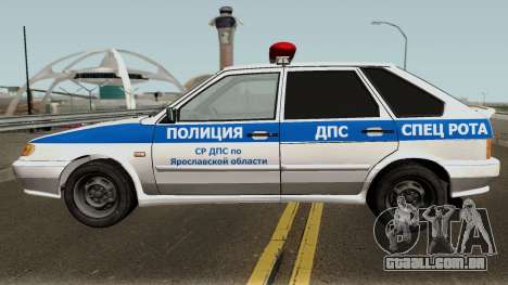 VAZ 2114 Polícia da Região de Yaroslavl para GTA San Andreas