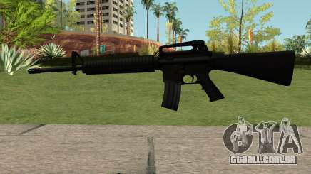 New M4 Black para GTA San Andreas
