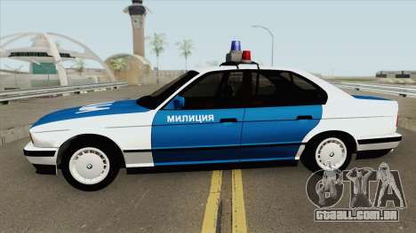BMW 525i (E34) Police 1991 para GTA San Andreas
