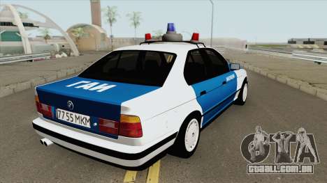 BMW 525i (E34) Police 1991 para GTA San Andreas