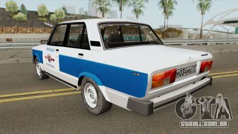 VAZ 2105 (Polícia Municipal) para GTA San Andreas