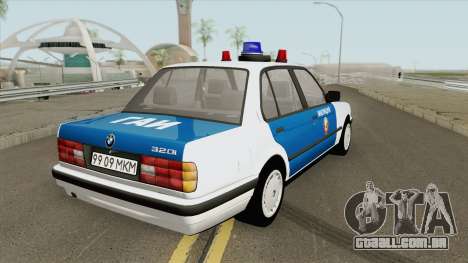 BMW E30 (Police) 1988 para GTA San Andreas