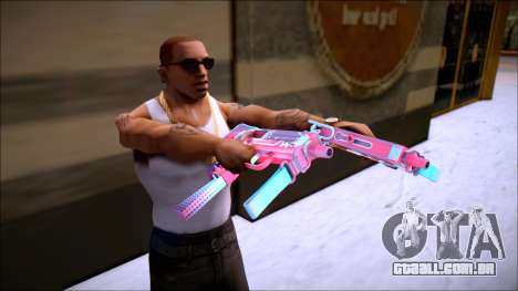 CS GO Mac-10 Neon Rider para GTA San Andreas