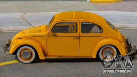 Volkswagen Beetle 1966 Yellow para GTA San Andreas