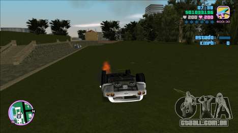 VC CAR INFO BY GMM96 - Medidor de velocidade e d para GTA Vice City