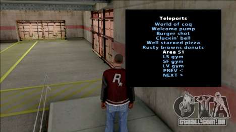 SA Interior Teleporter v2 para GTA San Andreas