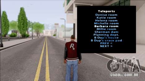 SA Interior Teleporter v2 para GTA San Andreas