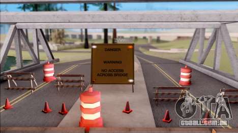 Lighted Barriers para GTA San Andreas