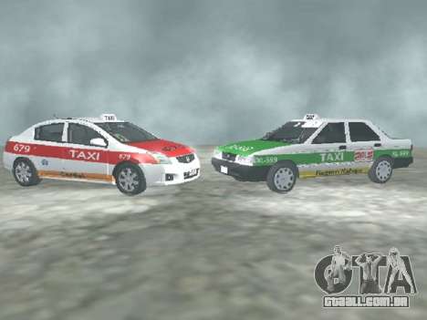 Nissan Tsuru Taxi Xalapa para GTA San Andreas