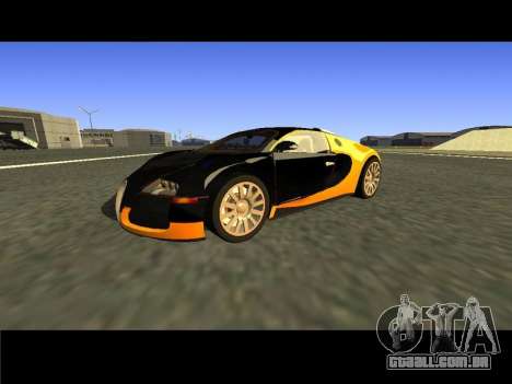 Bugatti Veyron 16.4 Black Gold Carbon [beta] para GTA San Andreas