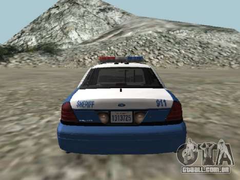 Ford Crown Victoria 2001 de The Walking Dead para GTA San Andreas