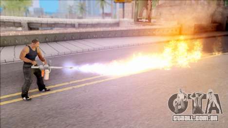 Realistic Fire Mod para GTA San Andreas
