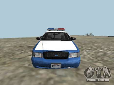Ford Crown Victoria 2001 de The Walking Dead para GTA San Andreas